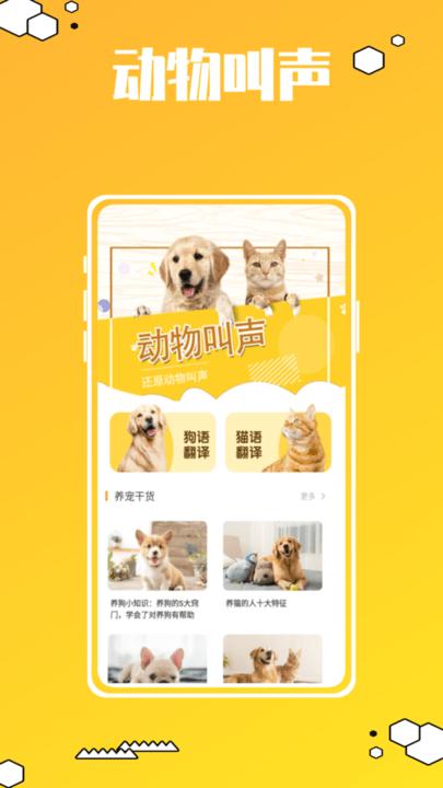 动物叫声翻译器鸭app最新版下载,动物叫声翻译器鸭,宠物app